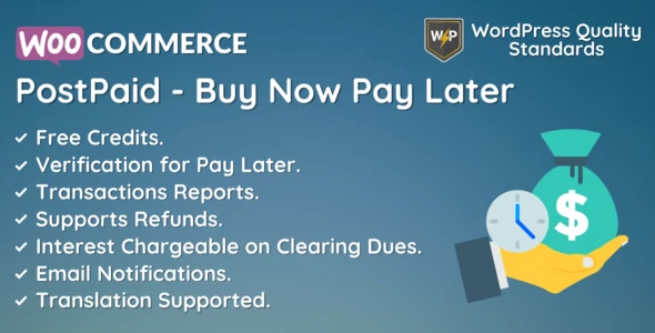 WooCommerce PostPaid – Buy Now Pay Later